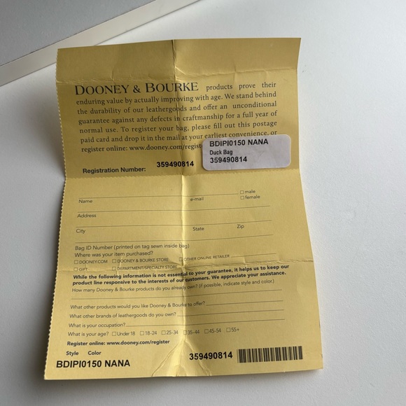 Dooney & Bourke Big Duck Dipinta Florentine Leather Limited Edition Bag - Picture 4 of 16